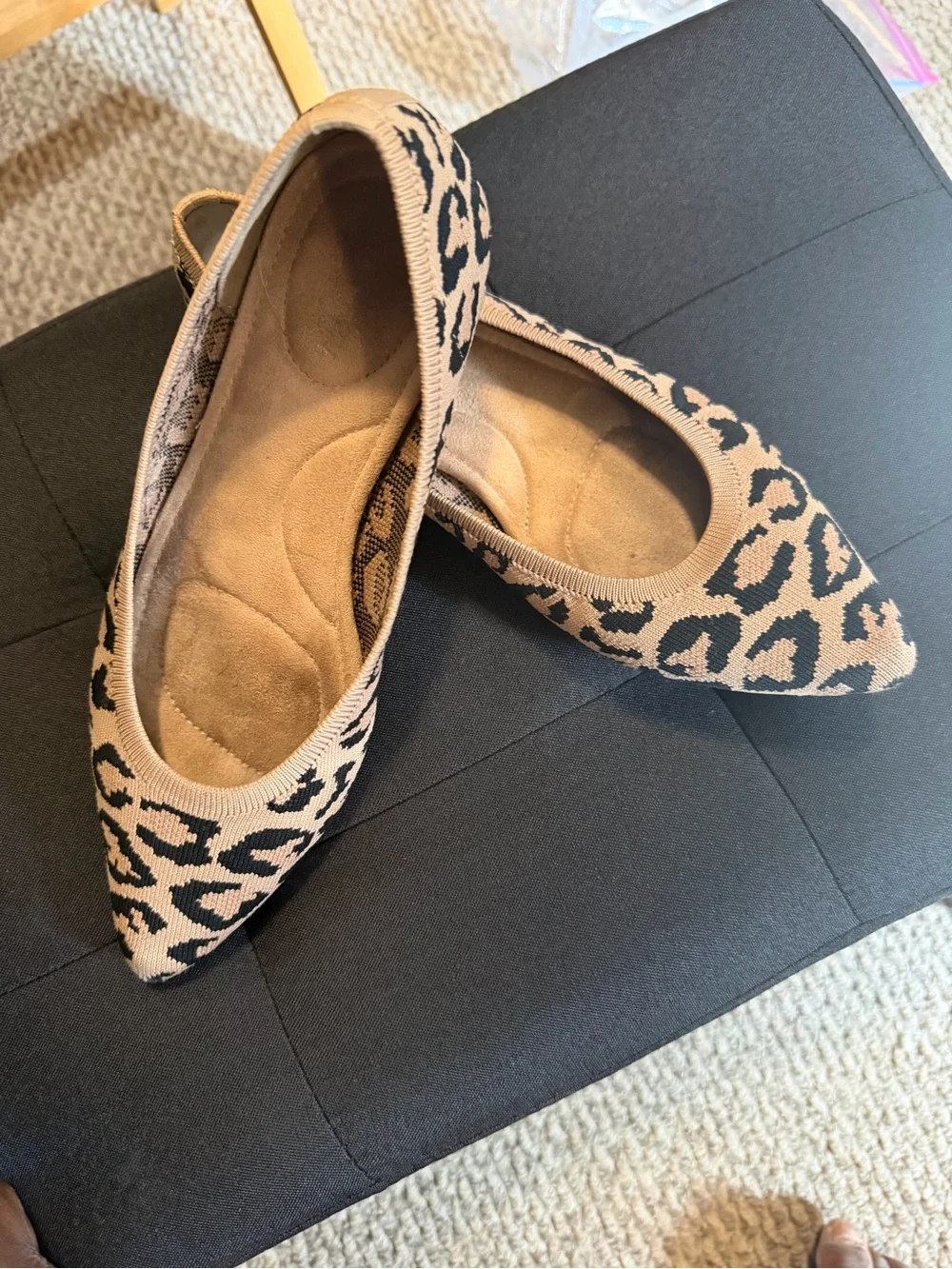 Old Navy Leopard Pointed-Toe Flats - Picture 5 of 15